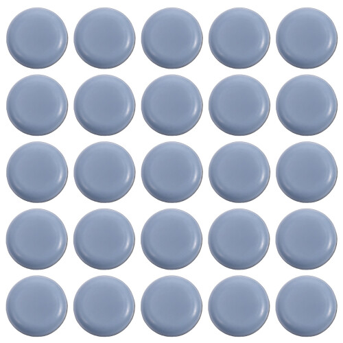 48Pcs 25mm Έπιπλα Glides Αυτοκόλλητες ράβδοι καρέκλας PTFE για εύκολο (στρογγυλό)