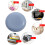 48Pcs 25mm Έπιπλα Glides Αυτοκόλλητες ράβδοι καρέκλας PTFE για εύκολο (στρογγυλό) 5
