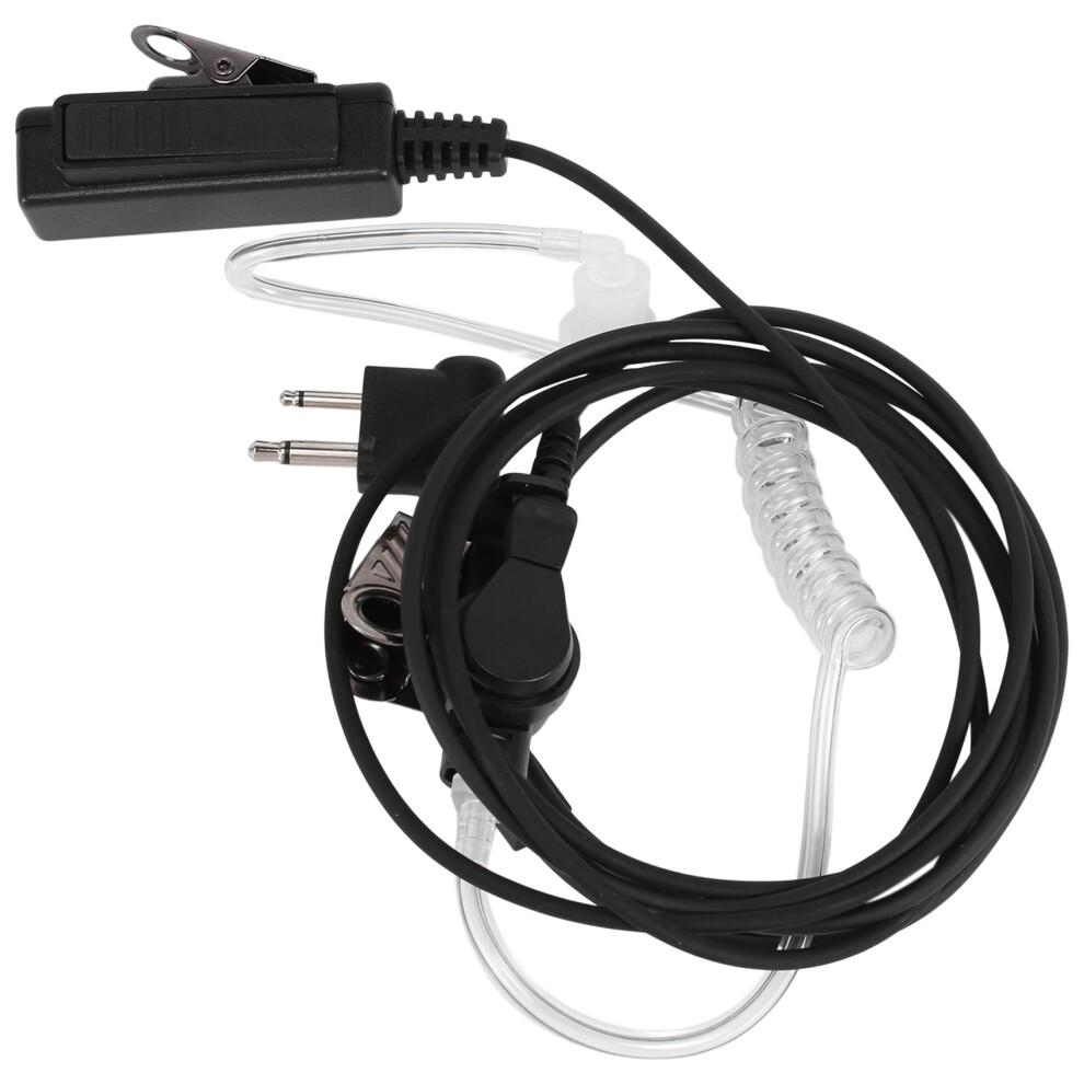 Casque d'?couteur de s?curit? ? tube acoustique discret PTT Mic compatible pour CP040 DP1400 GP68 GP88