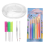 15 Pcs Cookie Decorating Kit Supplies,Cookie Turntable,Cookie Brushes,Scriber Needles for Kitchen 5