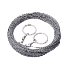 Mini scie ? fil en acier inoxydable, tron?onneuse de poche, scie de camping portable, champ de fil ? main 10M