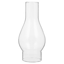 (As show, One size) Clear Oil Lamp Chimney Glass Kerosene Lamp Chimney Glass Lamp Chimney Shade