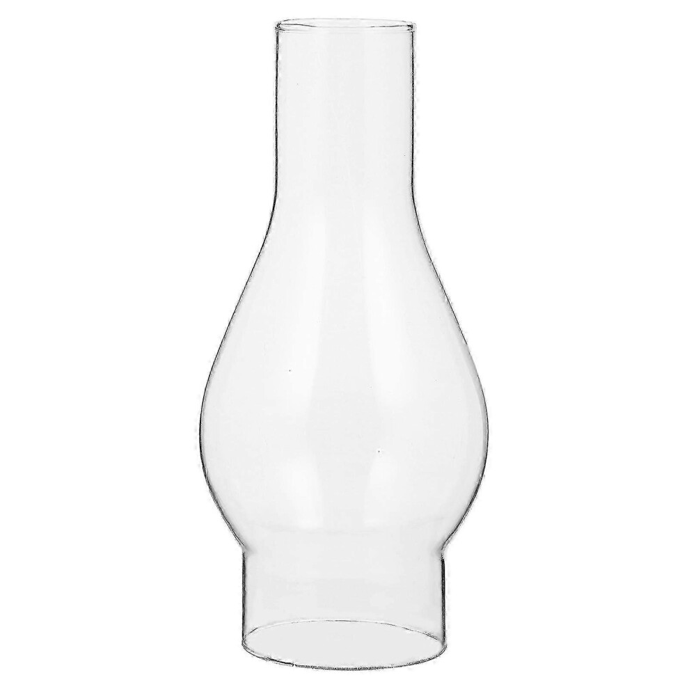 (As Show, One Size) Clear Oil Lamp Chimney Glass Kerosene Lamp Chimney Glass Lamp Chimney Shade 5062994796975