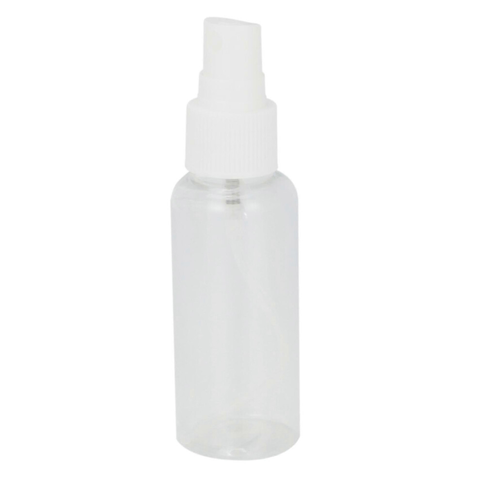 (As Show, One Size) 50 Pieces 50Ml Spray Bottles Plastic Empty Refillable Atomiser Transparent Travel Bottle 5063595925320