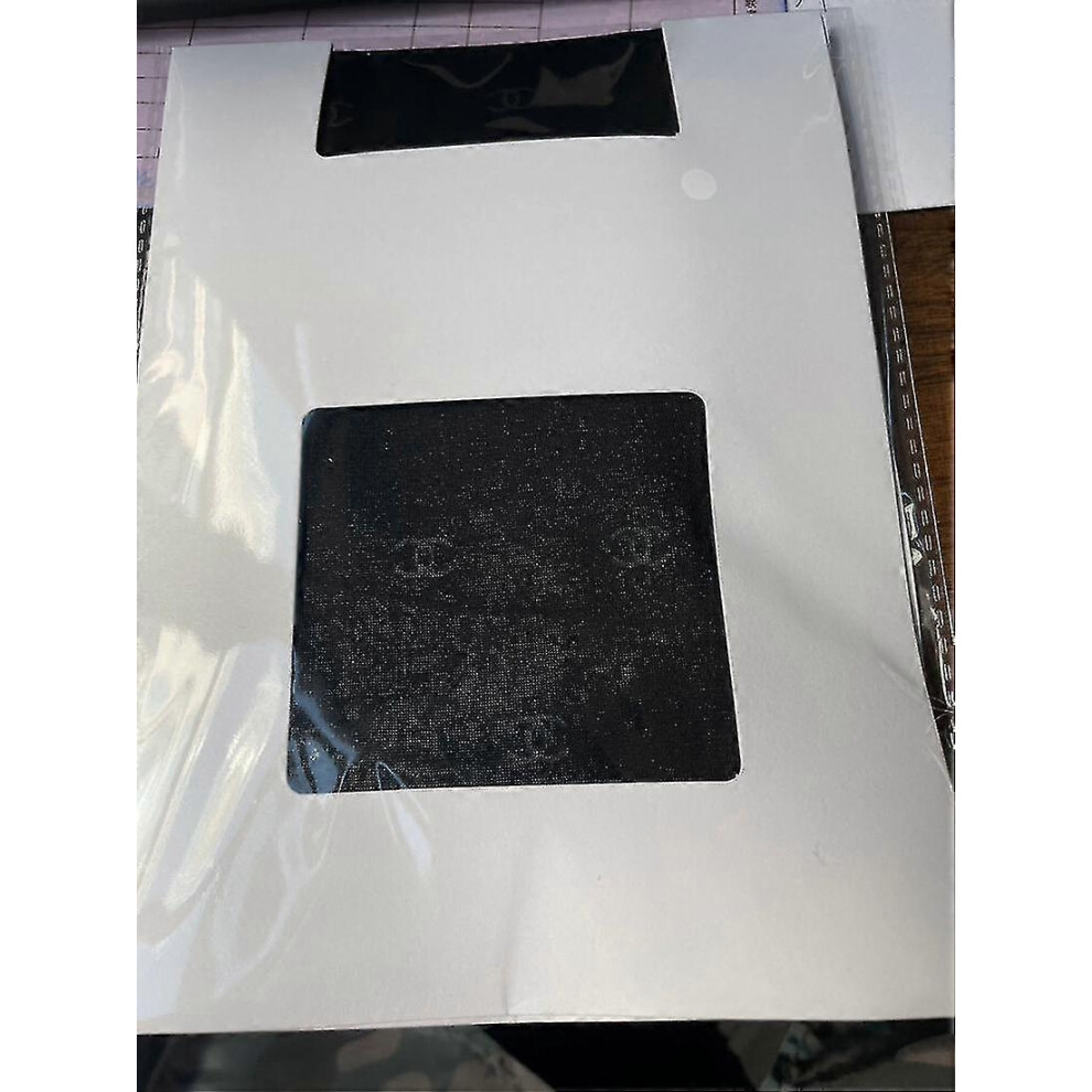 (B, One Size) Double Letter Cc Transparent Slim Pantyhose Fishnet Stockings Sexy Stockings Pantyhose Party Club Black Tights Stocking 5063595926341