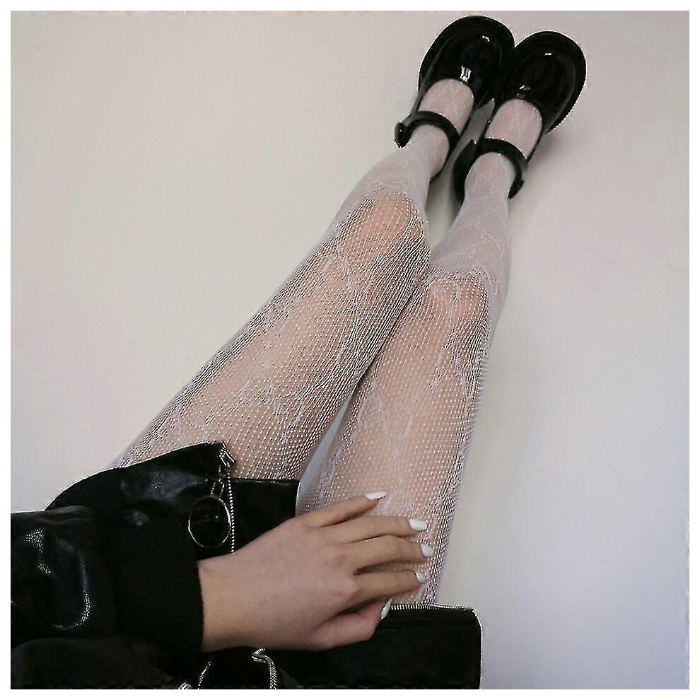 (D, One Size) Double Letter Cc Transparent Slim Pantyhose Fishnet Stockings Sexy Stockings Pantyhose Party Club Black Tights Stocking 5063595926365