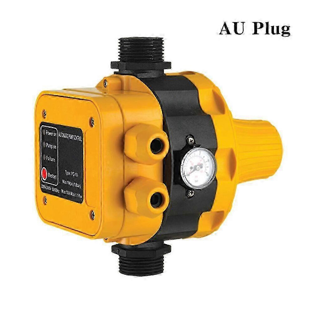 (Au Plug, One Size) Automatic Water Pump Controller Electronic Water Pump Pressure Switch For Centrifugal Pump 5063595918711