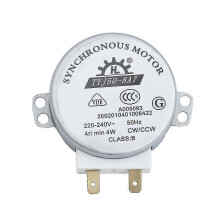 (As show, One size) TYJ50-8A7 AC 220V-240V 4RPM 4W CW/CCW Microwave Oven Turnable Synchronous Motor