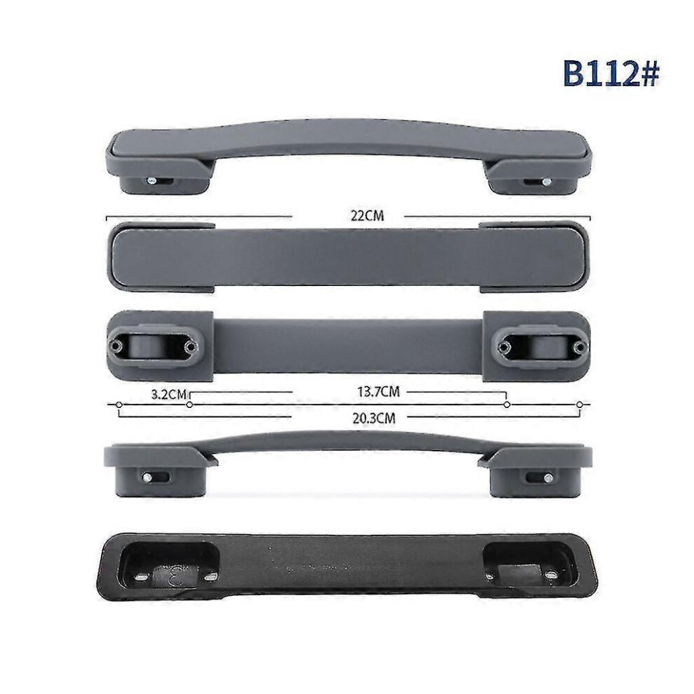(4, One Size) Luggage Handle Plastic Pull Handles Grip Replacement Parts For Travel Suitcase 5063595929090