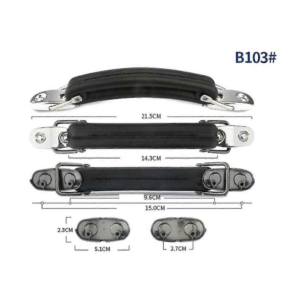 (11, One Size) Luggage Handle Plastic Pull Handles Grip Replacement Parts For Travel Suitcase 5063595929045