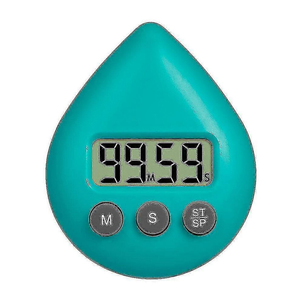 (Green, One Size) Shower Timer Energy Saver Waterproof Digital Timer Five Color 5062994739316