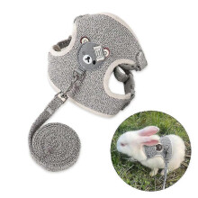 (As show, One size) Adjustable Rabbit Leash, Pet Harness For 27-35 Cm, 1.20 M