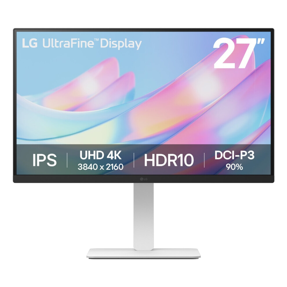 Lg White 68,4Cm/27" (3840X2160) Ultrafine 27Us550-W 16:9 4K Uhd Ips 5Ms 60Hz Hdr10 2Xhdmi Dp Pivot Size 27