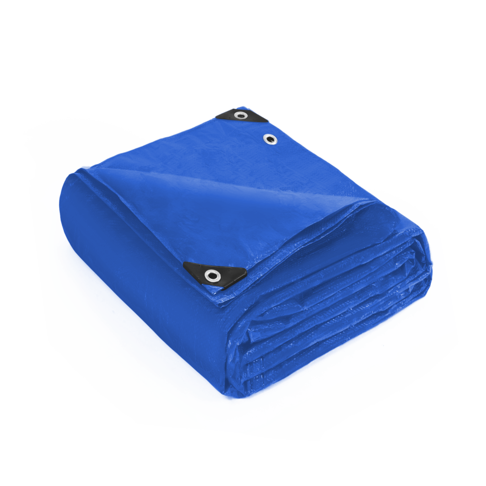 (2X3 Blue) Keplin Waterproof Tarpaulin Cover Sheet  Heavy Duty, Mould-Resistant, Easy to Wash PE Material, Reinforced Edges with Metal Eyelets-image-OPC-PG8HGSD-NEW