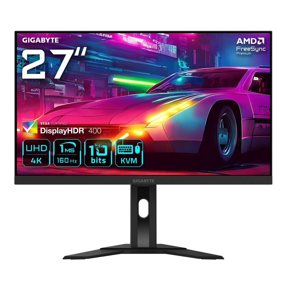 Gigabyte Spielemonitor 27" - M27ua - Uhd 3840X2160 - 160Hz - 1Ms - Freesync Premium