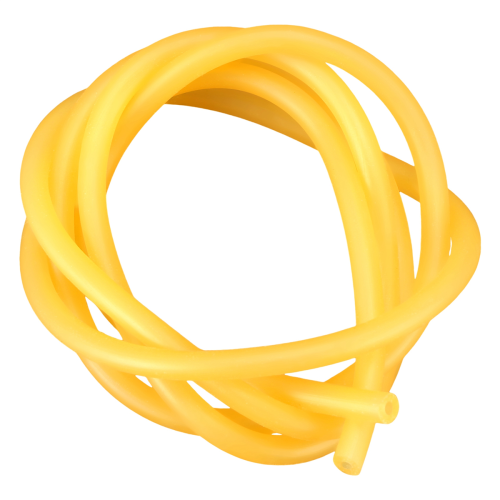 Naturlatex-Gummiband, elastisch, 2 x 5 mm, Gelb, Gr??e: 1 m 2