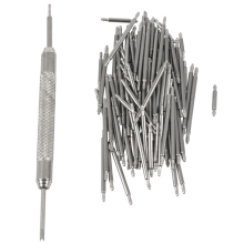 108 pezzi 8-25mm Acciaio inossidabile Cinturino Orologio Barra a Molla Perni di Collegamento Rimozione Nuovo Argento