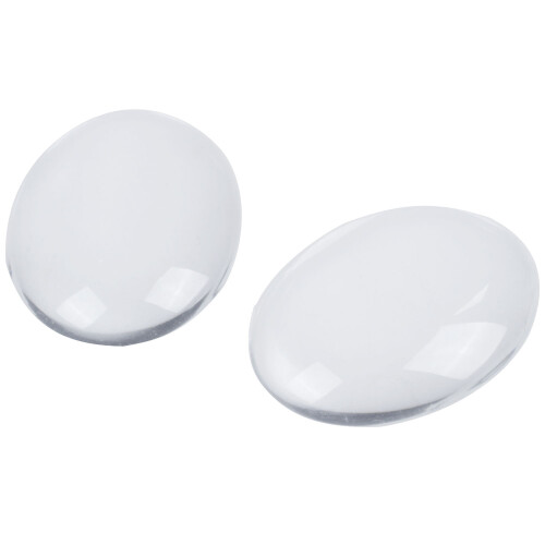 10 ΤΕΜ Οβάλ Κρυστάλλινο Διαφανές Γυαλί Cabochon Dome Decor 30X40mm 1