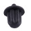 10x Black Rubber 6.35mm Audio Jack PC DVD Microphone Socket Dust Cover 6