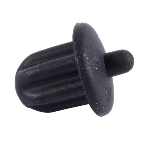 10x Black Rubber 6.35mm Audio Jack PC DVD Microphone Socket Dust Cover 2