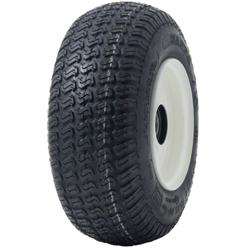 Pneu 13x5.00-6 pour tondeuse à gazon sur jante acier Wanda P332 - tubeless, 4 plis, Ø316 mm, moyeu 20 mm, 40 psi