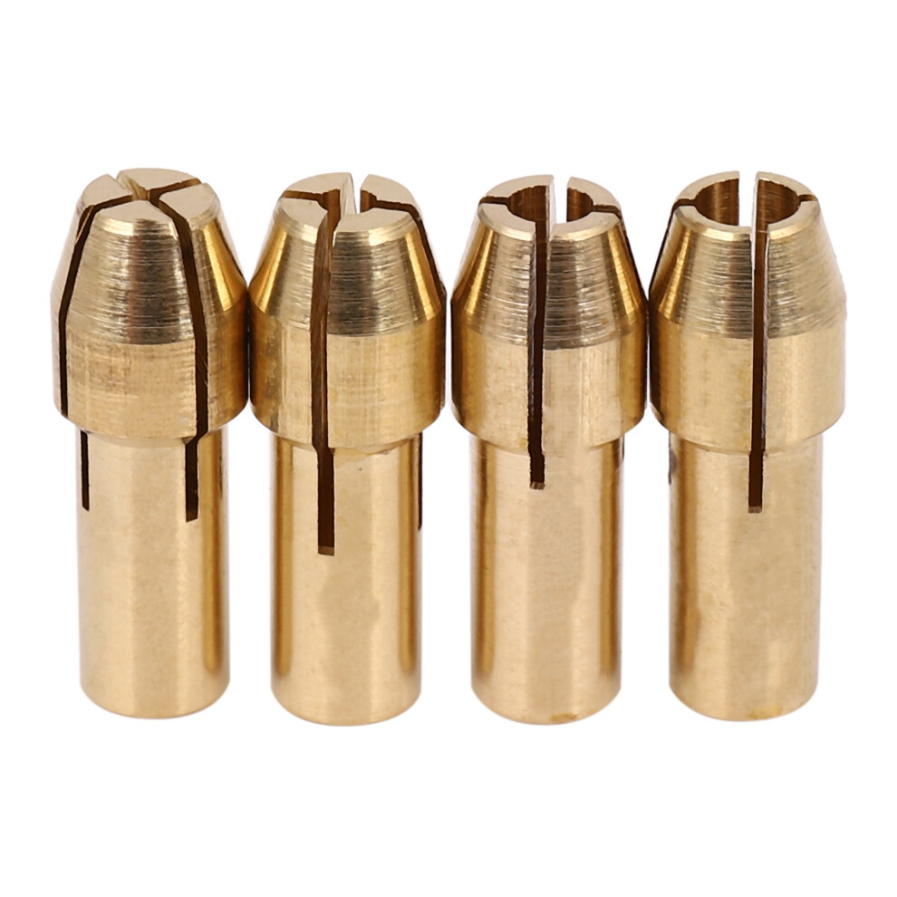 4Pcs Rotary Multi Tool Collet Nut Kit Set For 0.8/ 1.6/ 2.35/ 3.2Mm 4852884922420