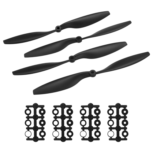 4x 1045 10 polegadas de di?metro 4,5 passo CW/CCW p?s de h?lice girat?rias RC Quadcopter Prop 2