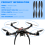 4x 1045 10 polegadas de di?metro 4,5 passo CW/CCW p?s de h?lice girat?rias RC Quadcopter Prop 9