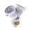 E27 1 para 2 LED L?mpada L?mpada Adaptador Conversor Split Splitter Base Soquete 1
