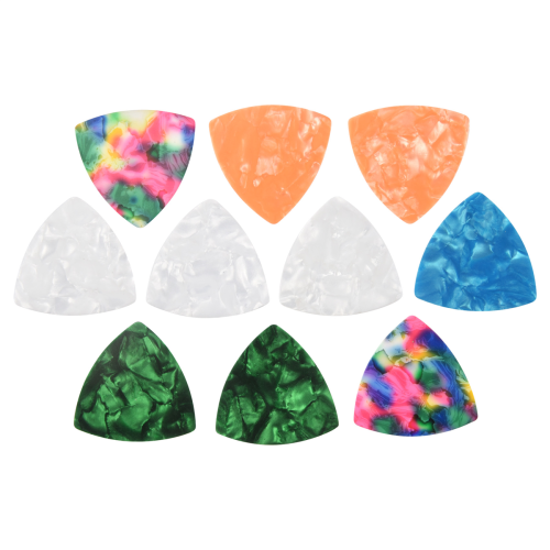 10Pcs Ac?stico/Plectrums 0,46mm---Cores sortidas 1