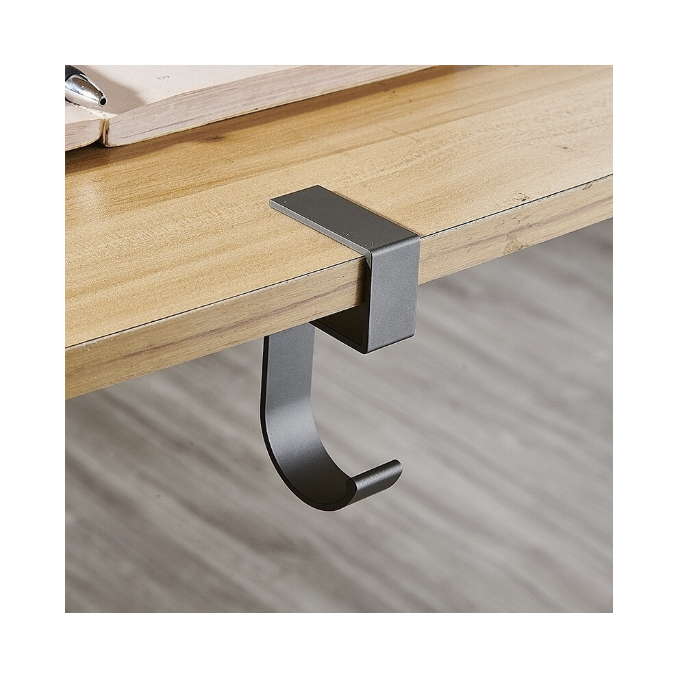 (2pcs, B-GRAY) 1/2pc Adjustable Desk Edge Hook Gaming Headset Desk Hanger Backpack Storage Hanging Hook Holder-image-OPC-PG8HR2W-NEW