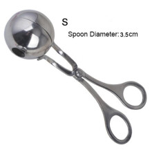(S) Meat Ball Maker Tool Stainless Steel Clip Round Rice Ball Shaper Spoon Meatball Making Mold