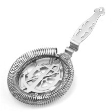 (As show, One size) Cocktail Strainer, Stainless Steel Hawthorne Strainer for Bar Tools, Drink Strainer