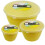 (Primrose Yellow) Steamed Pudding Basins with Lids Sizes ¼ ½ 1 pint 1