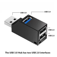 USB 3.0 HUB Adapter Extender Mini Splitter Box 3 Poorten voor PC Laptop Mobiele Telefoon Hoge Snelheid U Disk Reader, Wit