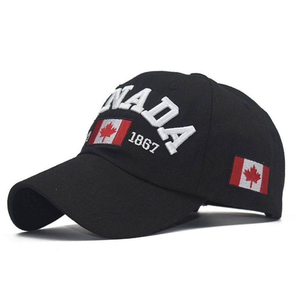 (black, 54-60 cm) [NORTHWOOD]Canada Baseball Caps for Men Women Canada Snapbacks Summer Sun Dad Hats Men Trucker Caps