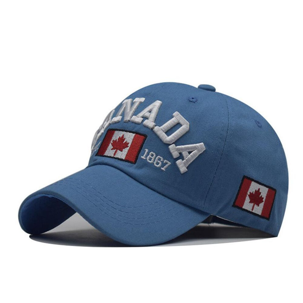 (sky blue, 54-60 cm) [NORTHWOOD]Canada Baseball Caps for Men Women Canada Snapbacks Summer Sun Dad Hats Men Trucker Caps