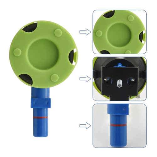 2X 3 Polegadas C?ncavo Ventosa Bomba de M?o de Suc??o de 75mm para Servi?o Pesado com Pino Roscado M6