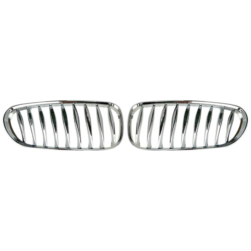 Front Fence Grill Grille Abs Chrome For Z4 E85 E86 2003-2009 51117117757 51117117758 4851337811540