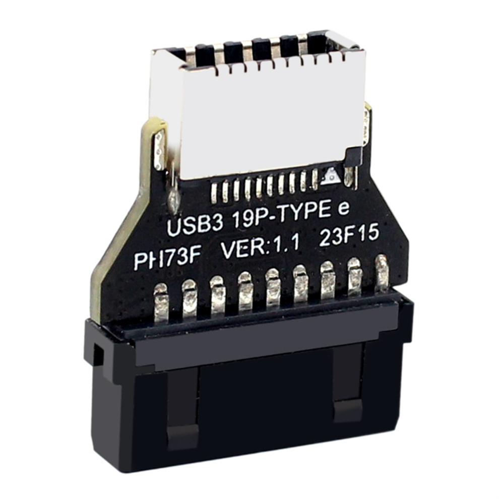 Usb3.0 19Pin/20Pin To Type-E Converter Adapter Chassis Front Panel Type C Plug-In Port For Computer Motherboard 4851337817450