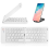 Mini Foldable Bluetooth Wireless Keyboard (Sync Up to 3 Devices), Portable Folding for Android ,White 2