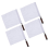 White Sports Referee Flag 4 τεμάχια Γεγονός στίβου ποδοσφαίρου Λαβή σφουγγαριού με τέρμα 2