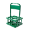 4 Holes Foldable Plastic Beverage Carrier,Reusable Drink Holder with Handle Portable Green 1