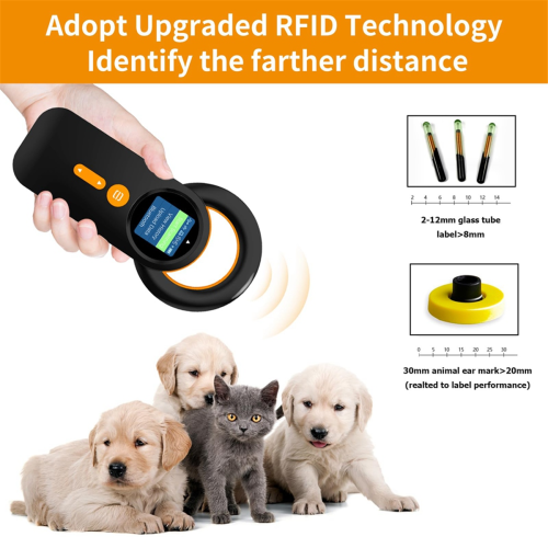 Bluetooth Pet Micro-Chip Reader,3-In-1(2.4GHz Wireless+Bluetooth+USB) Animal Universal -Tag Reader Scanner ,Q30 2