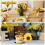 120 τμχ Bumble-Bee Decor, Ρητίνη μελισσών για χειροτεχνίες, Μικρά πλαστικά διακοσμητικά 5