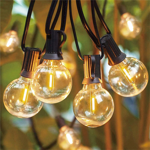 G40 Led Replacement Light Bulbs, E12 Screw Base Shatterproof Globe Bulbs for Outdoor String Lights, Warm White, 30Pack 2