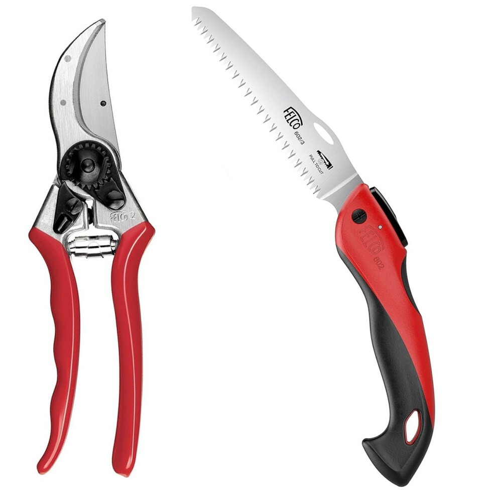 Genuine Felco Model 2 Original secateurs with folding saw - official Felco