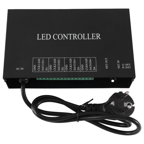 H802RA 4 portas (4096 pixels) Artnet Controller WS2801 WS2811 Pixel para luz LED
