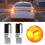 2 τεμ. Chrome 7440 T20 144SMD Πορτοκαλί Canbus Σφάλμα Δωρεάν Λάμπα LED Φωτιστικό φλας 8