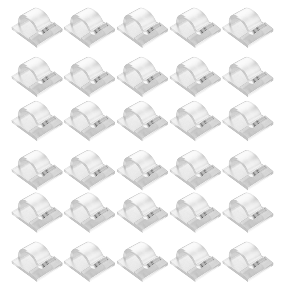 Hooks For Outdoor String Lights Clips 30 Pack Clear Light Hook With Waterproof Adhesive Backing 4851337831579